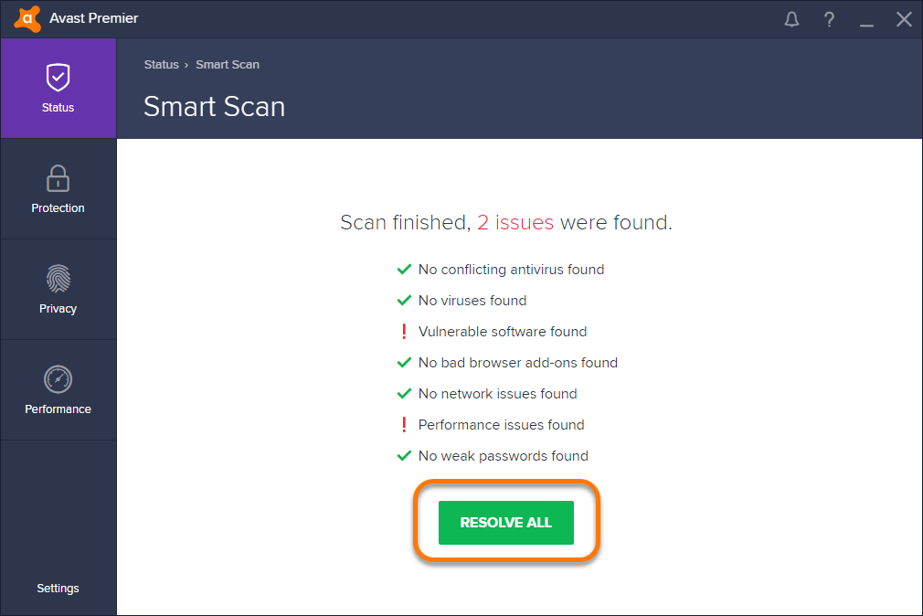 avast boot scan not working
